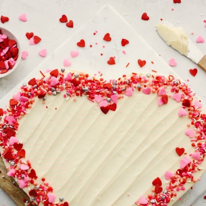 D&C Recipes - Valentines Day Special, Red-Velvet Heart Cake