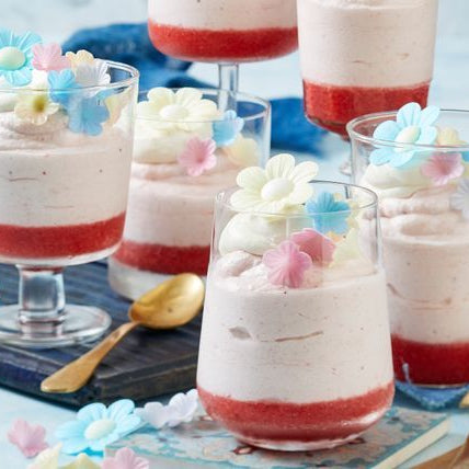 D & C Recipes - Layered Strawberry Mousse