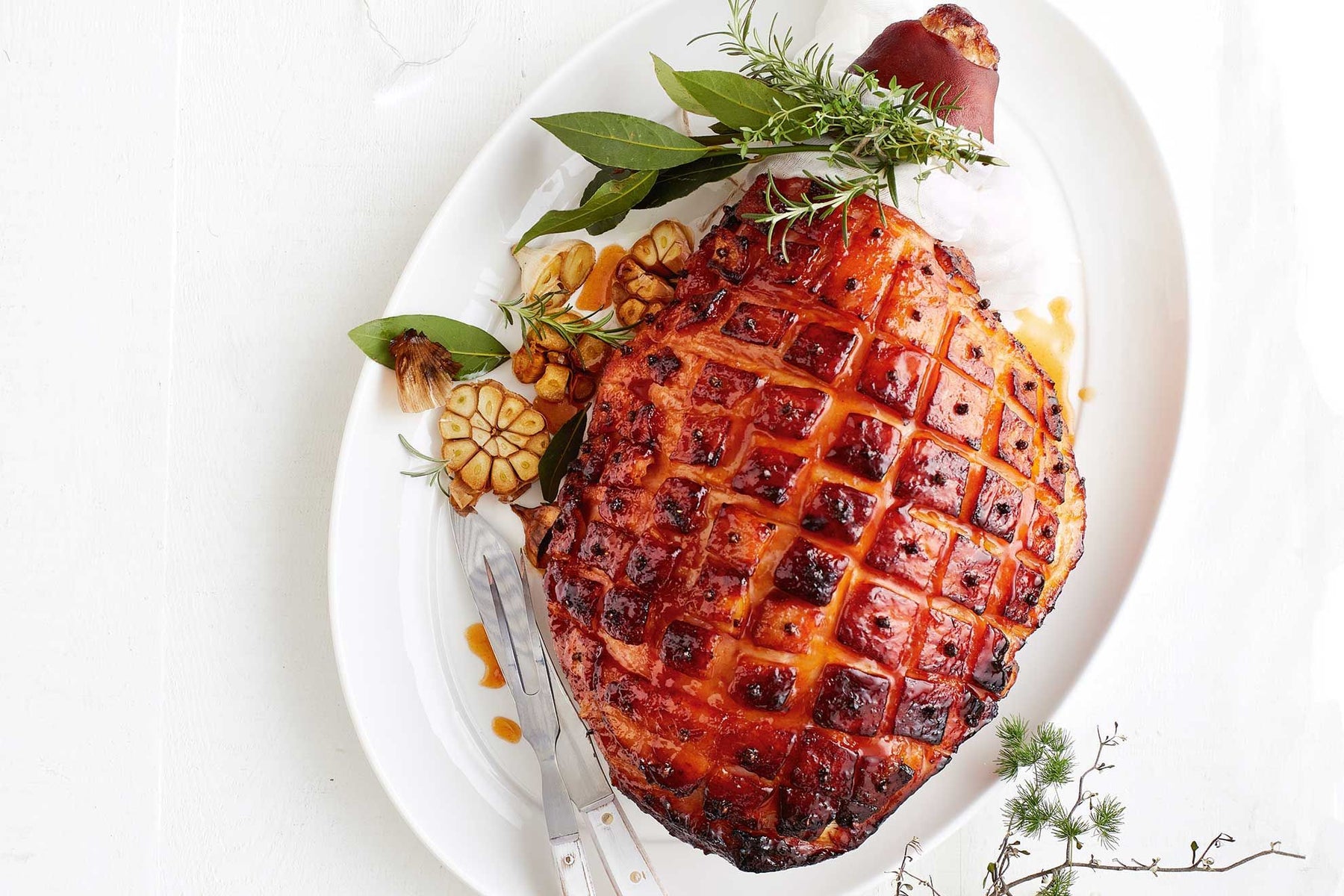 D&C Monthly Recipe - Sweet and Sticky Apricot Glazed Ham