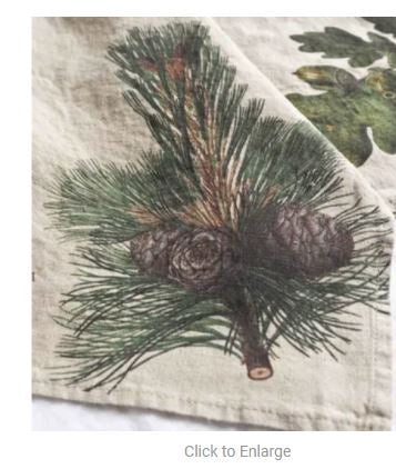 Tea Towel Florence Linen Pine