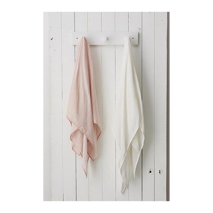 Boody Two Muslin Wraps Rose/Chalk One Size