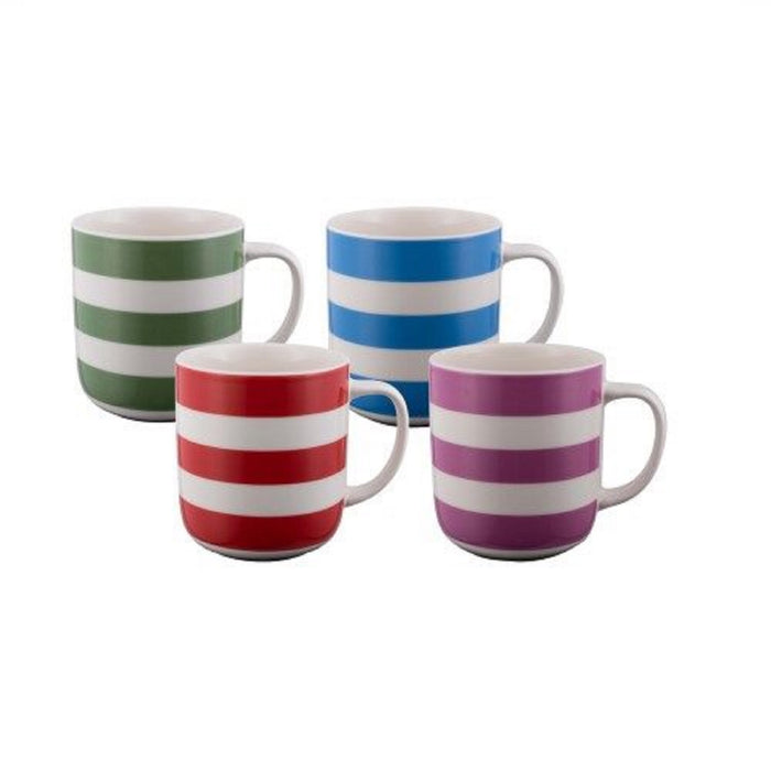 Striped Mug set of Four