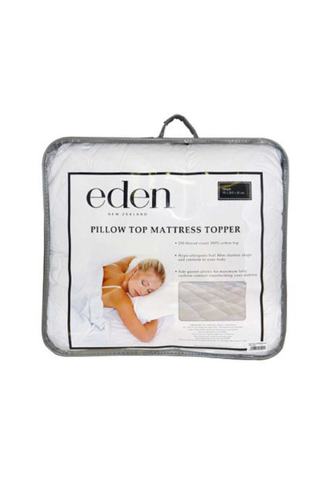 Mattress Protector Eden Cluster Puff Fitted Super King