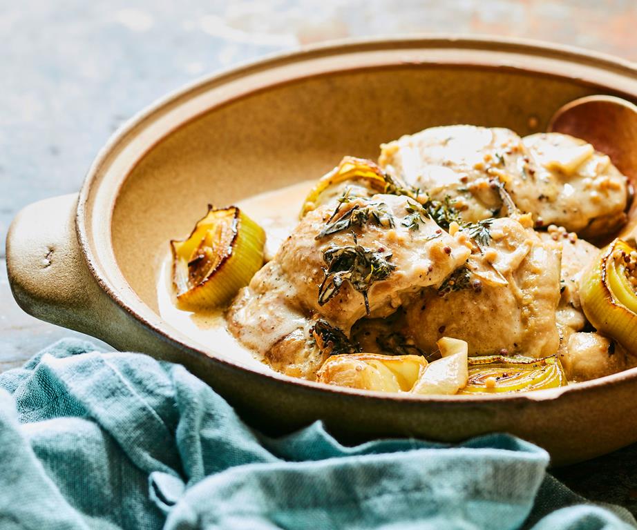 Honey Mustard Chicken Thighs