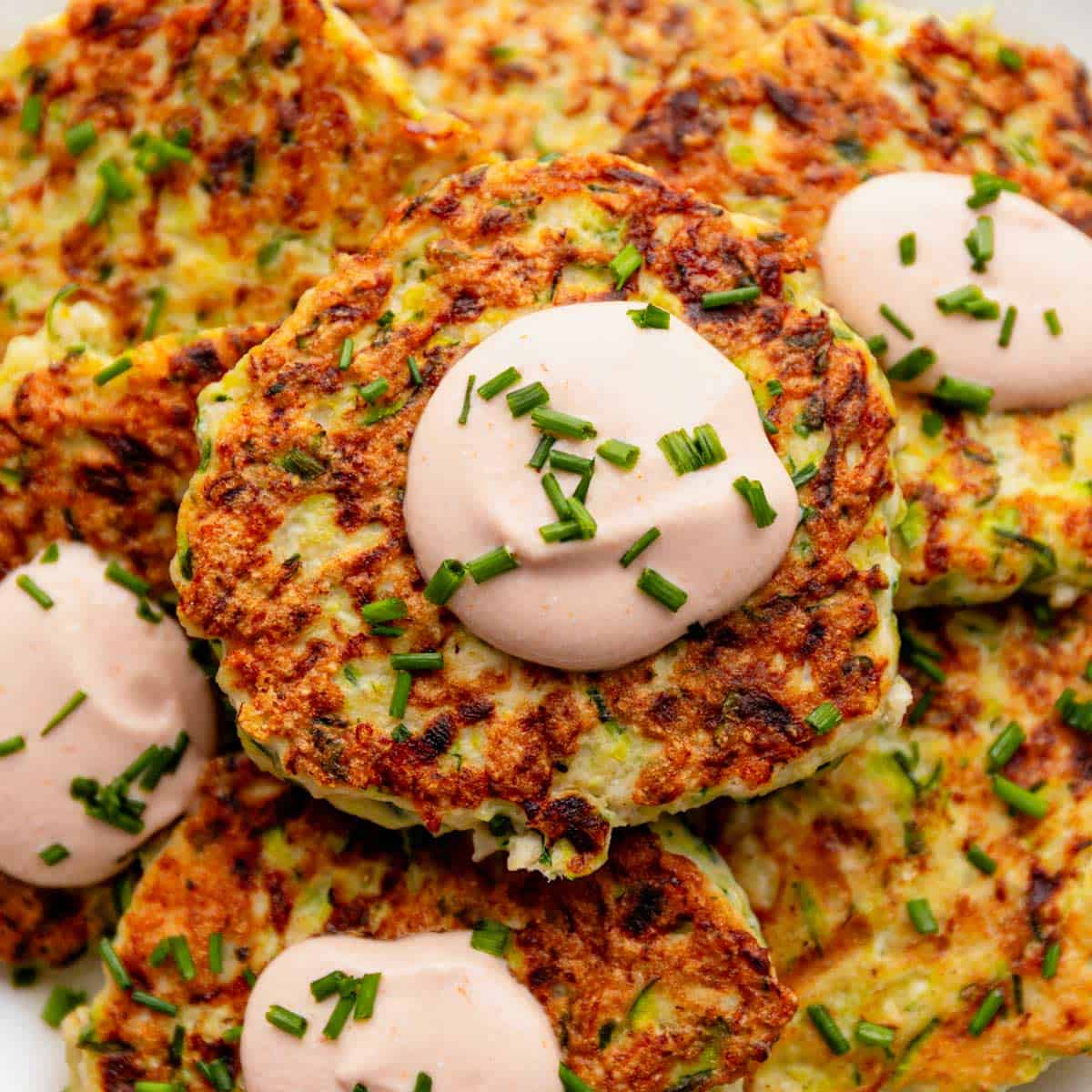 Courgette and Chicken Fritters Recipe (Easy Baked Fritters)