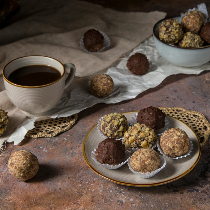 Easy No-Bake Chocolate and Nut Truffles Recipe