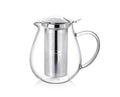 Tea Pot Oval Glass 600ml