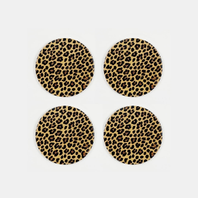 Ashton Ceramic Coaster Leopard Print