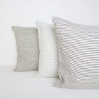 Cushion Linen Stripe Olive Green 50x40cm
