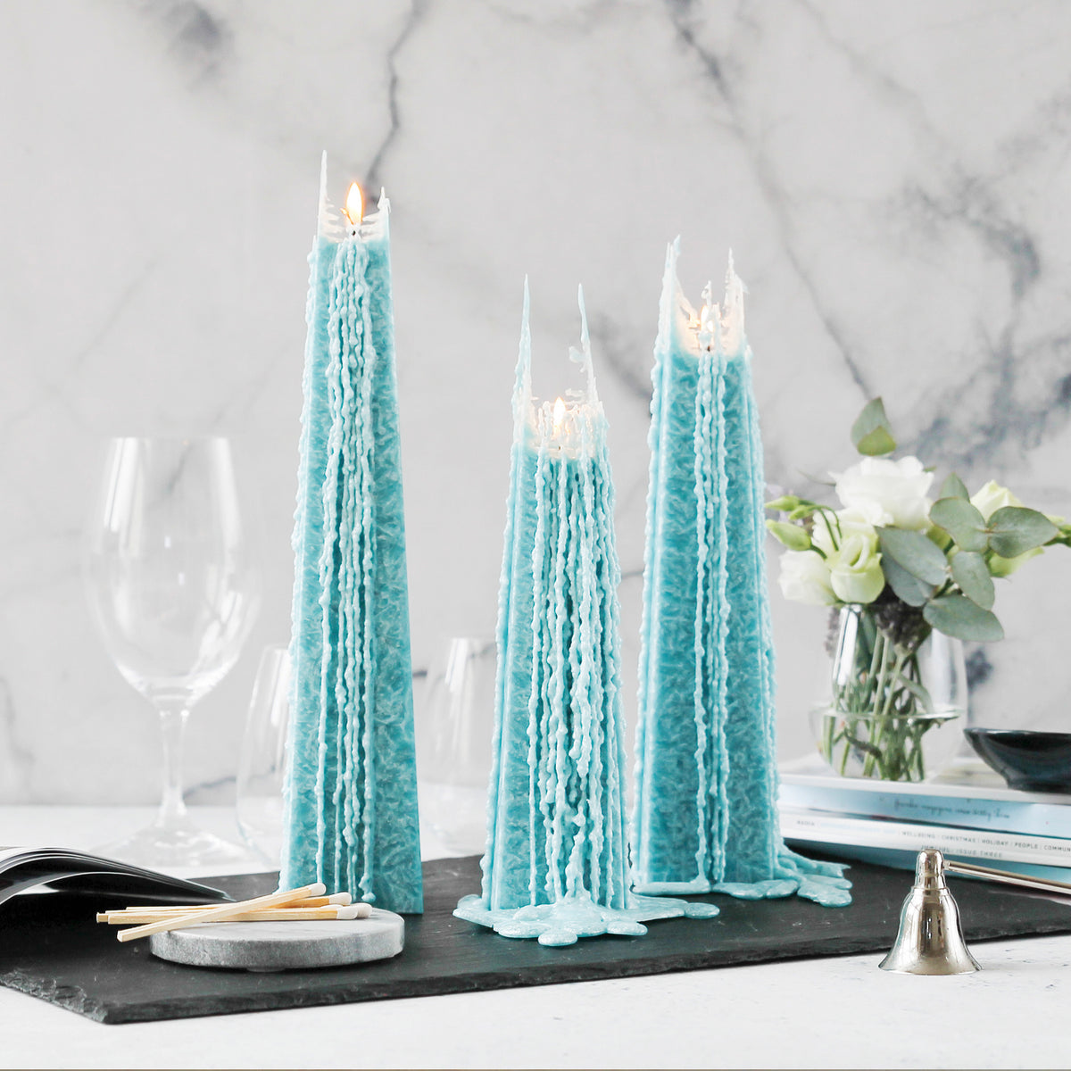 Ocean Sage Icicle Candle