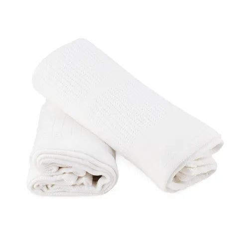 Cellular Blanket pack of 2 natural