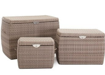 Ipanema Outdoor Cushion Storage Medium - White Wash