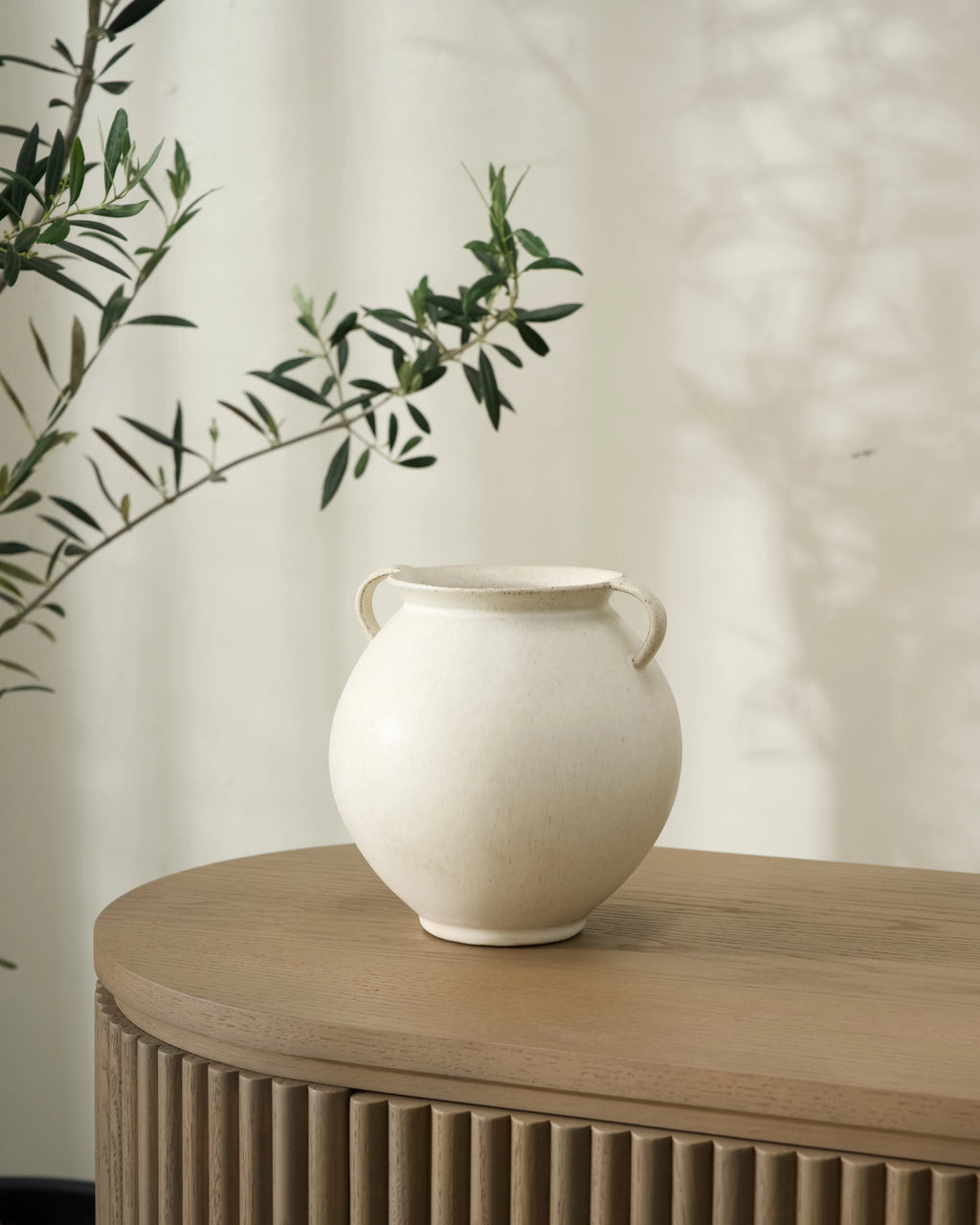 Fort Large Vase Matte Speckle