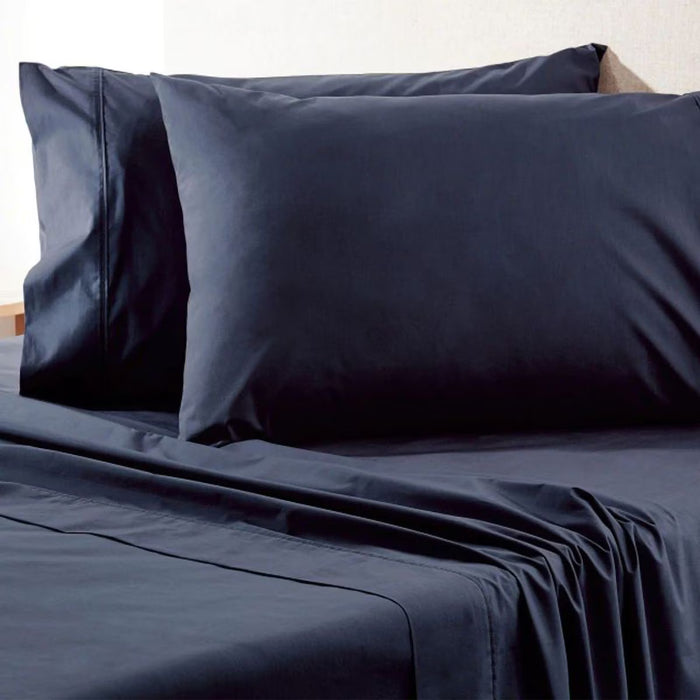 Bedmates Sheet Set King Single Navy