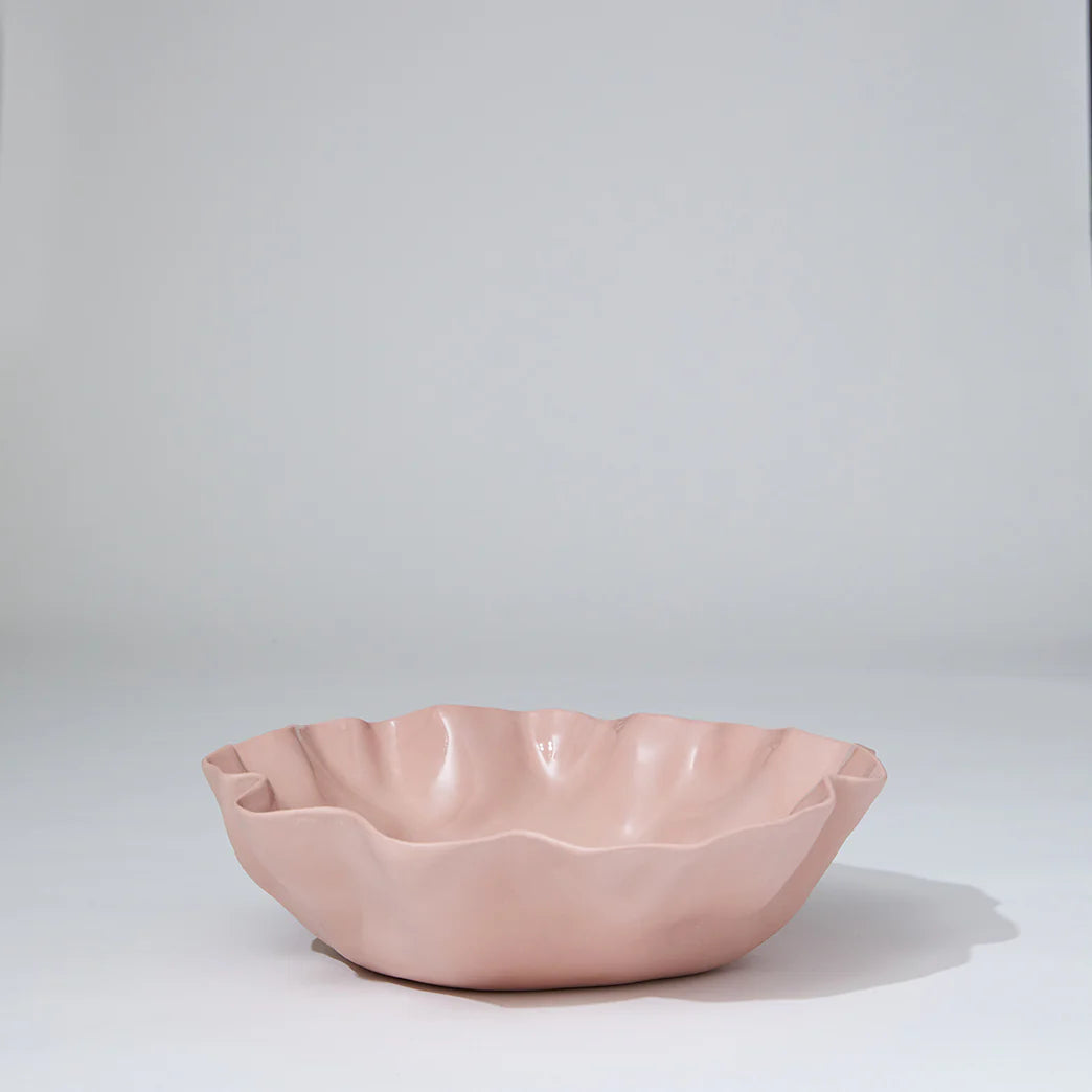 Ruffle Bowl Icy Pink (L)