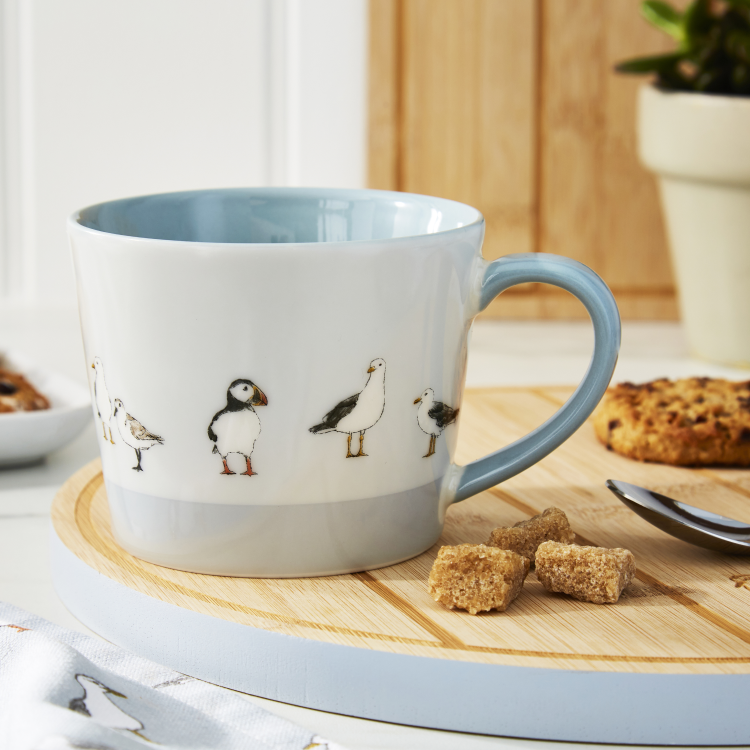 Coastal Bird Conical Mug