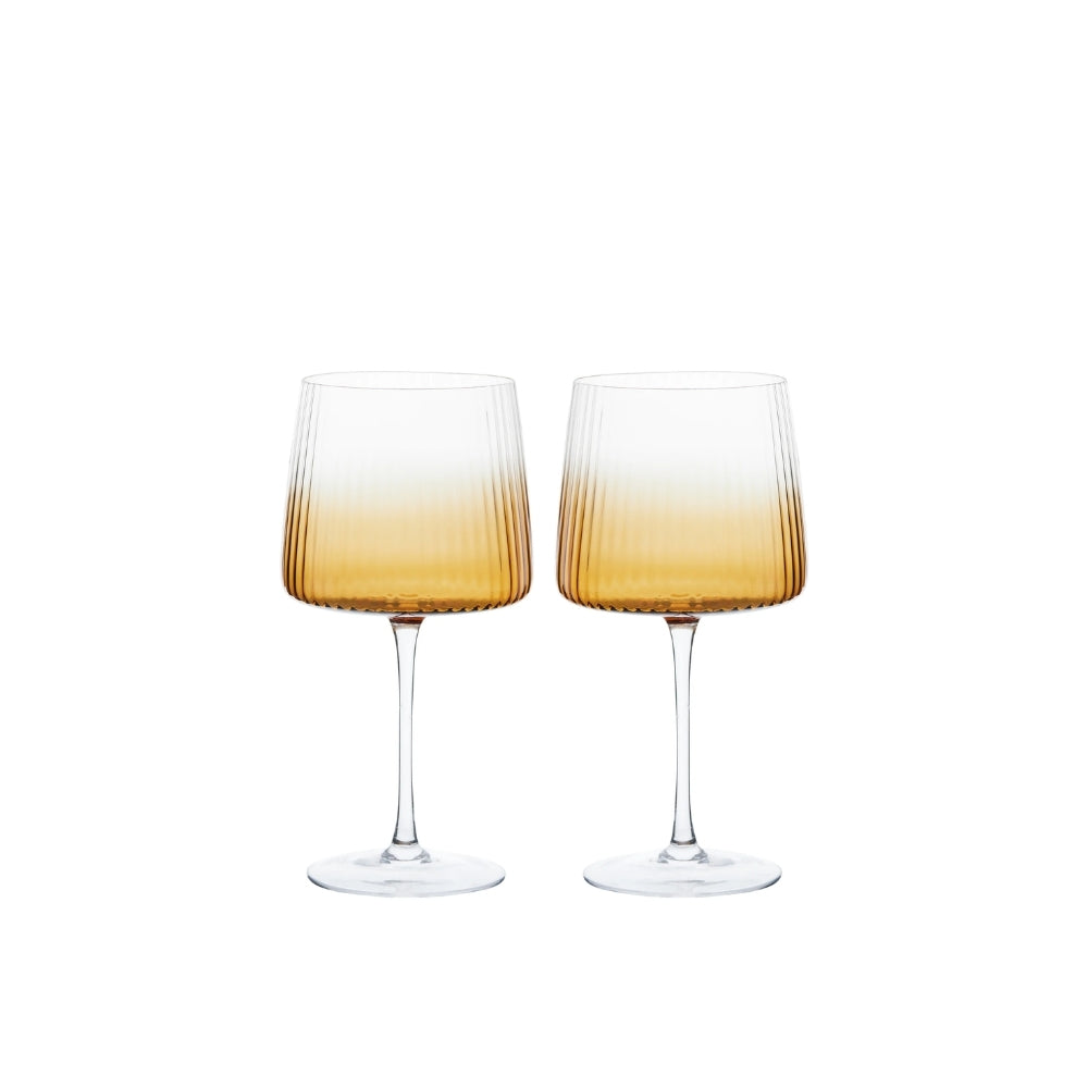 Empire Gin set of Two Amber