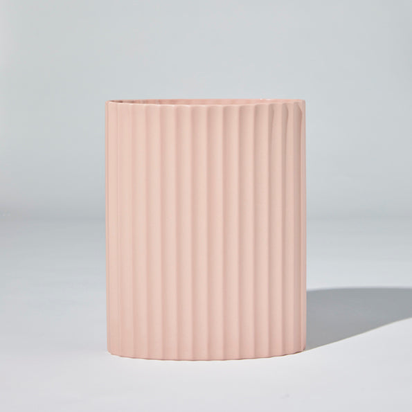 Ripple Vase Icy Pink Large