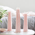 Peony Rose Icicle Candle
