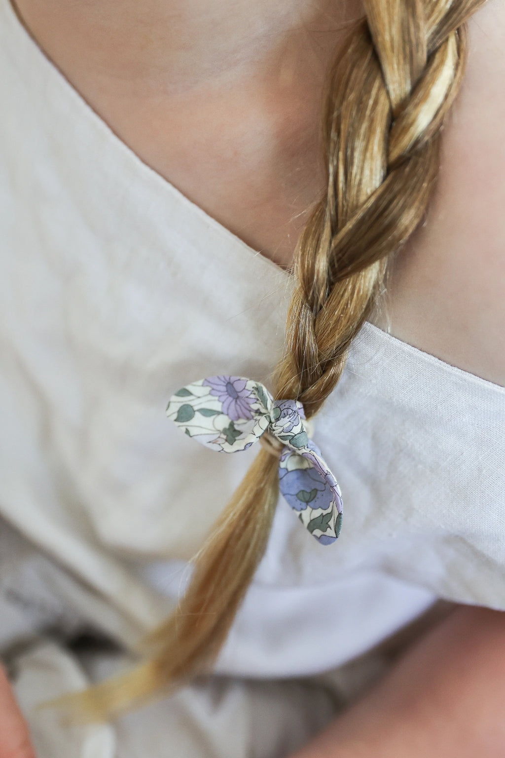 Violet Bunny Hair Ties