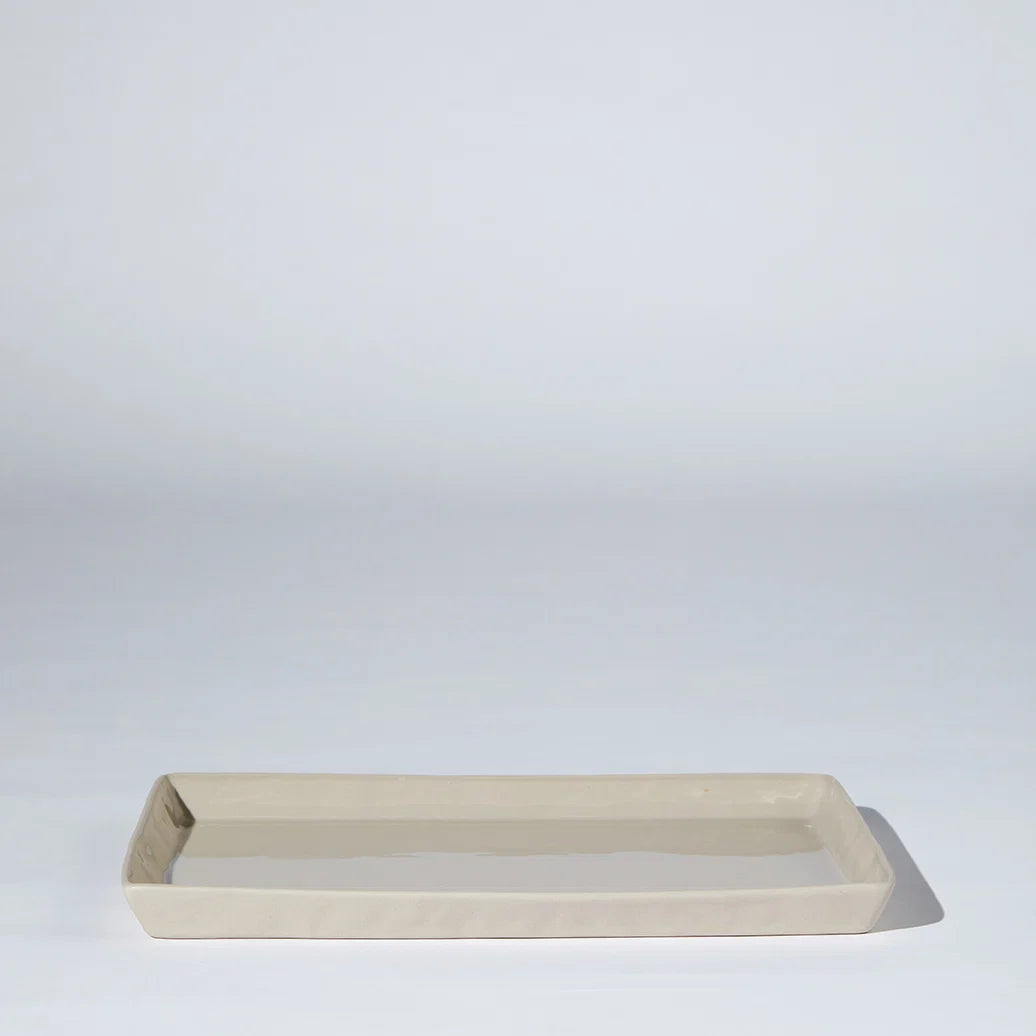 Marmoset Found Rectangle Platter Chalk XL