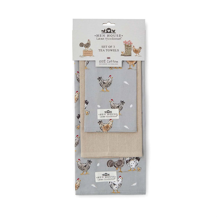 Hen House set of three tea towels