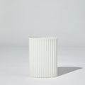 Marmoset Found Ripple Vase Snow Medium
