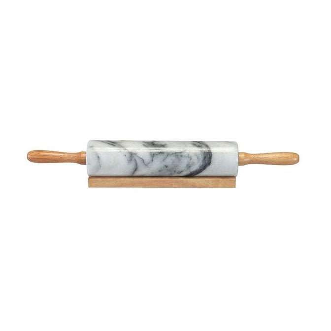 Marble Rolling Pin with Cradle