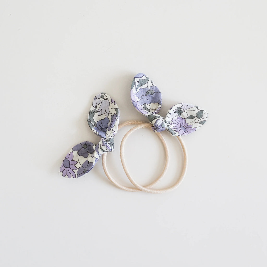 Violet Bunny Hair Ties