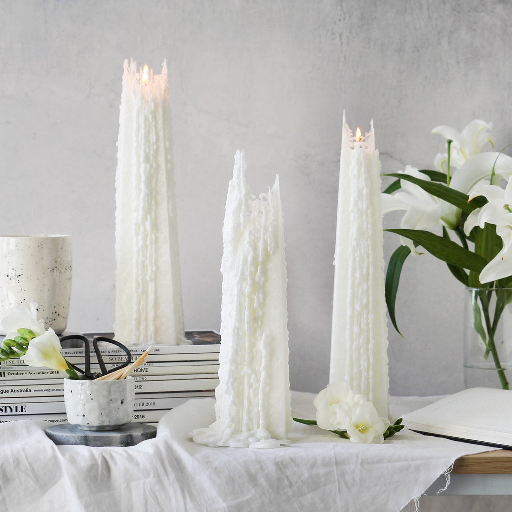 Pinot Blanc Icicle Candle