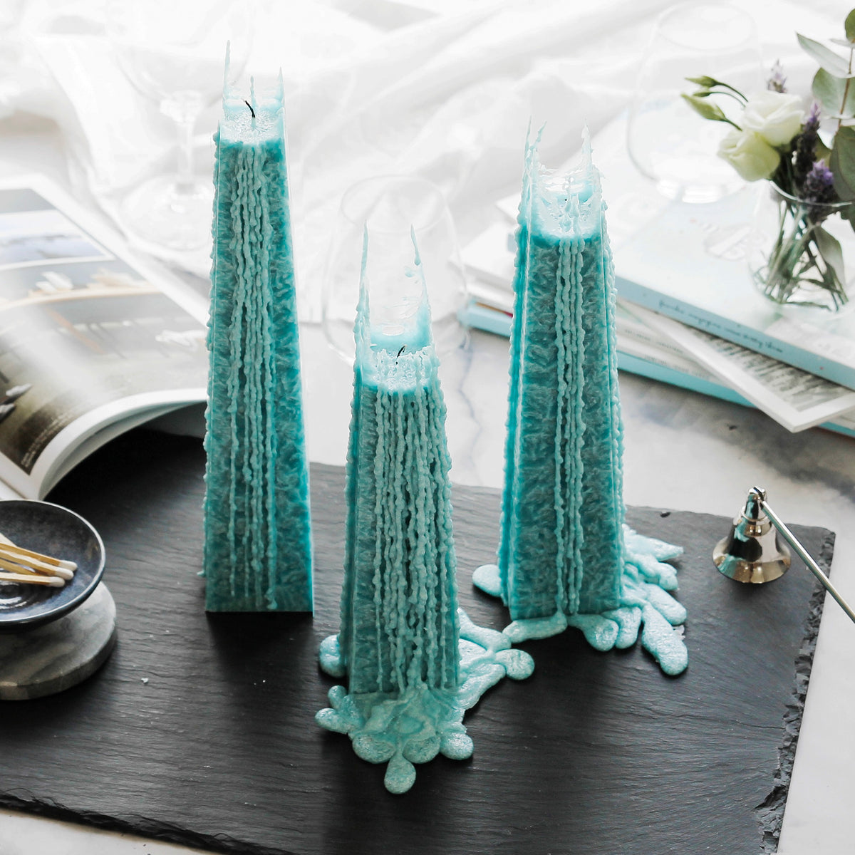Ocean Sage Icicle Candle