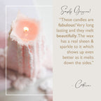 Peony Rose Icicle Candle