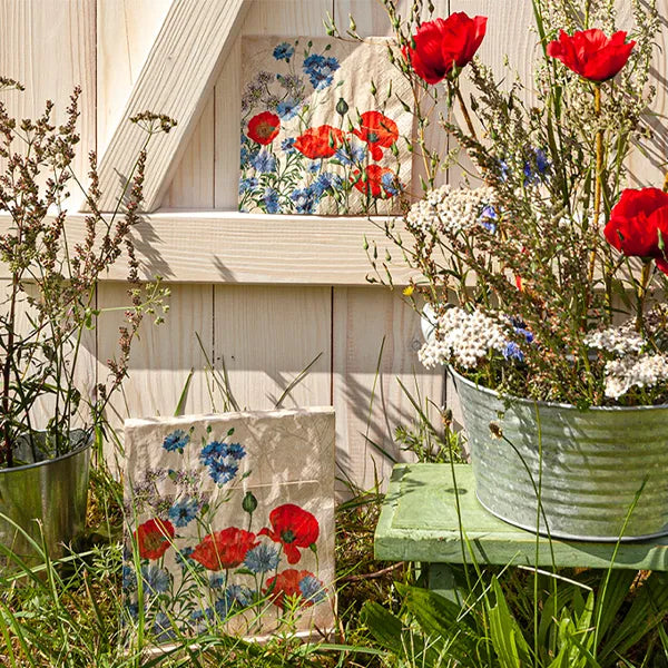 Napkins Wild Poppies