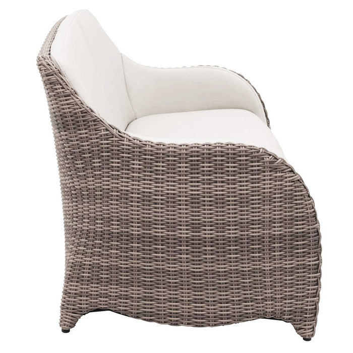 Luxor Dining Armchair - White Pepper