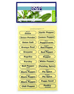 Herb and Spice Labels