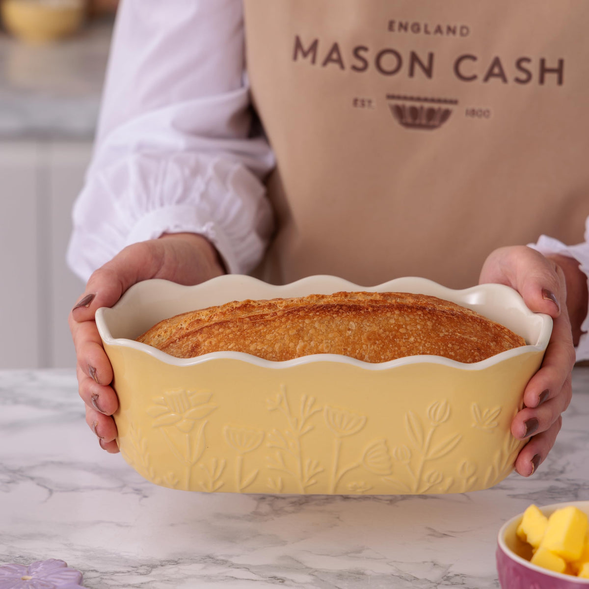 Mason and Cash Meadow Yellow Loaf Pan