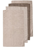Benton  Taupe Microfibre 4pk Kitchen Towel