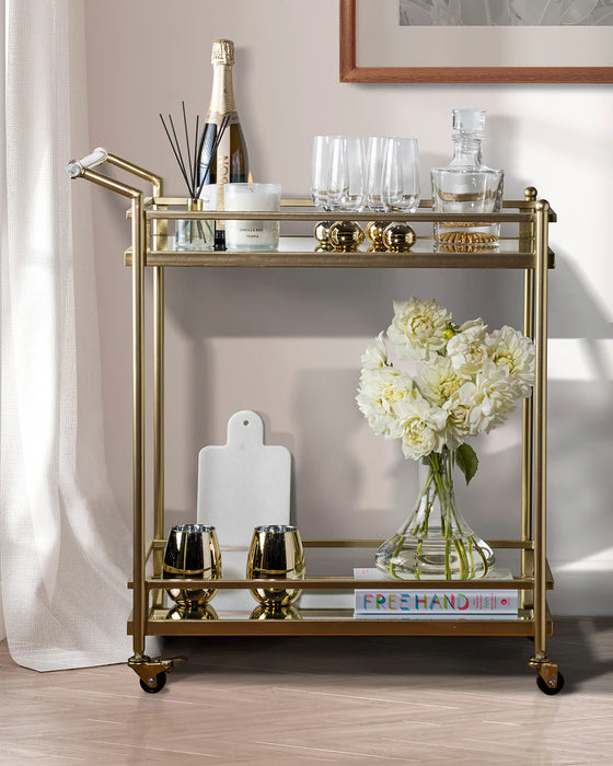 Gold Bar Cart