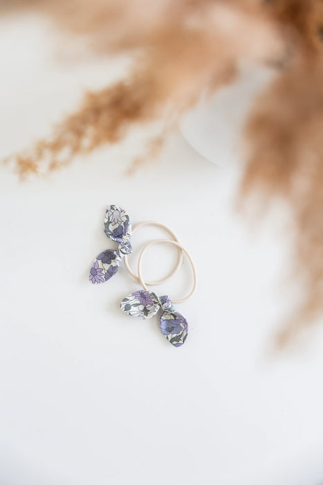 Violet Bunny Hair Ties