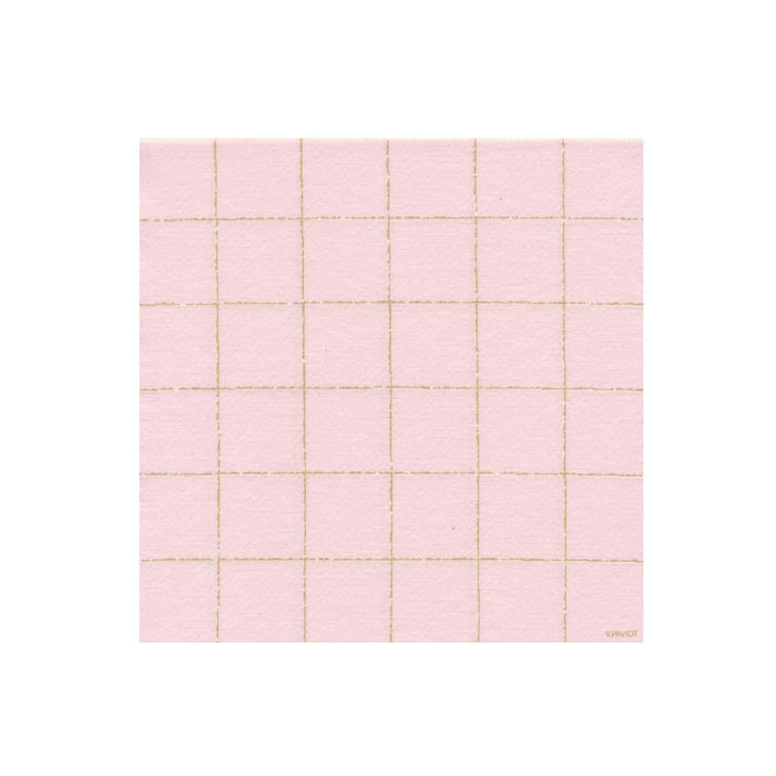 Francoise Paviot Napkins Lame Rose
