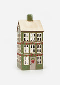 Alsace Tea Light Grande Chalet Christmas Green