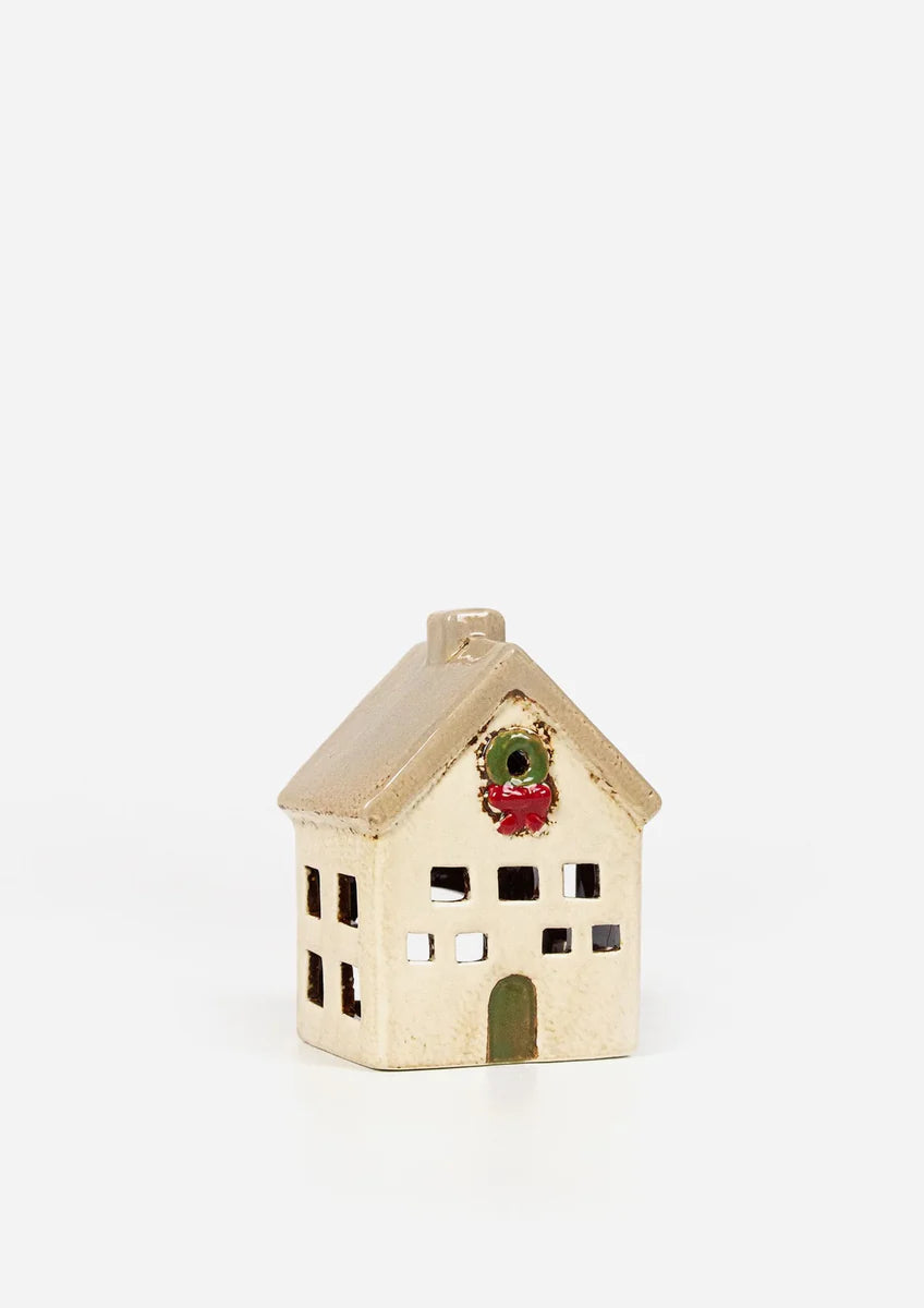 Alsace Tea Light Villa Christmas Stone
