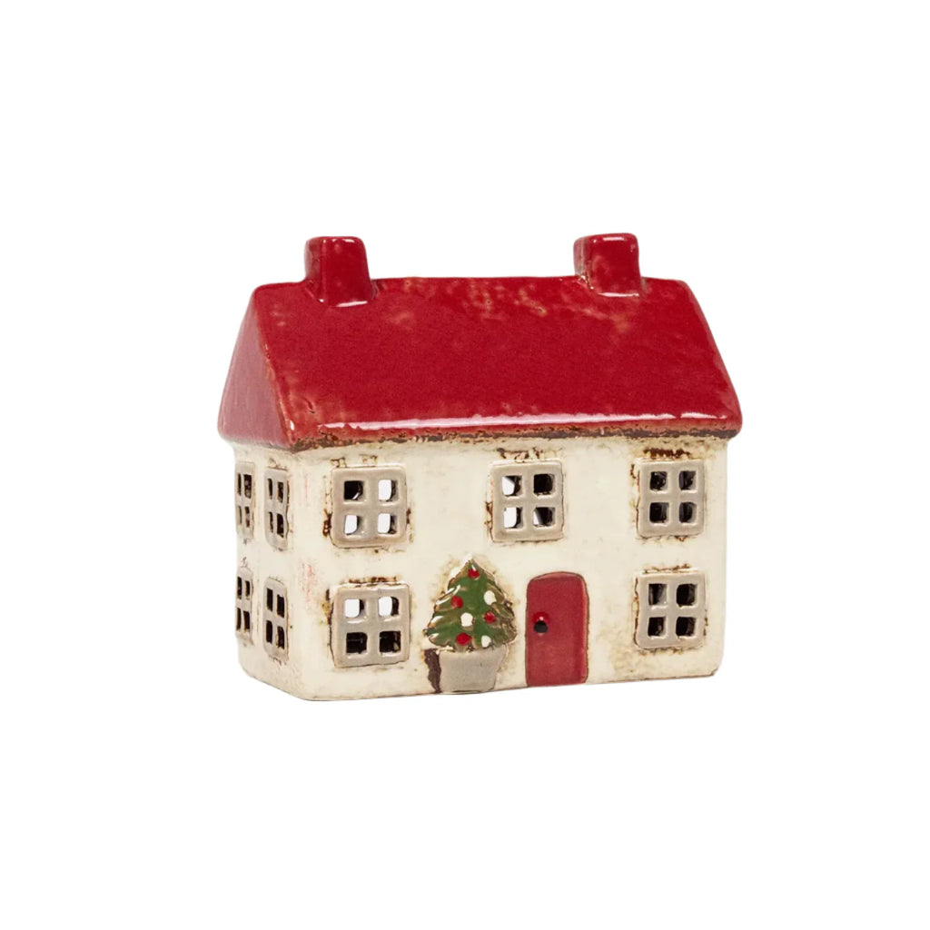 Alsace Tea Light Cottage Christmas Stone