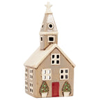 Alsace Tea Light Church Christmas Stone