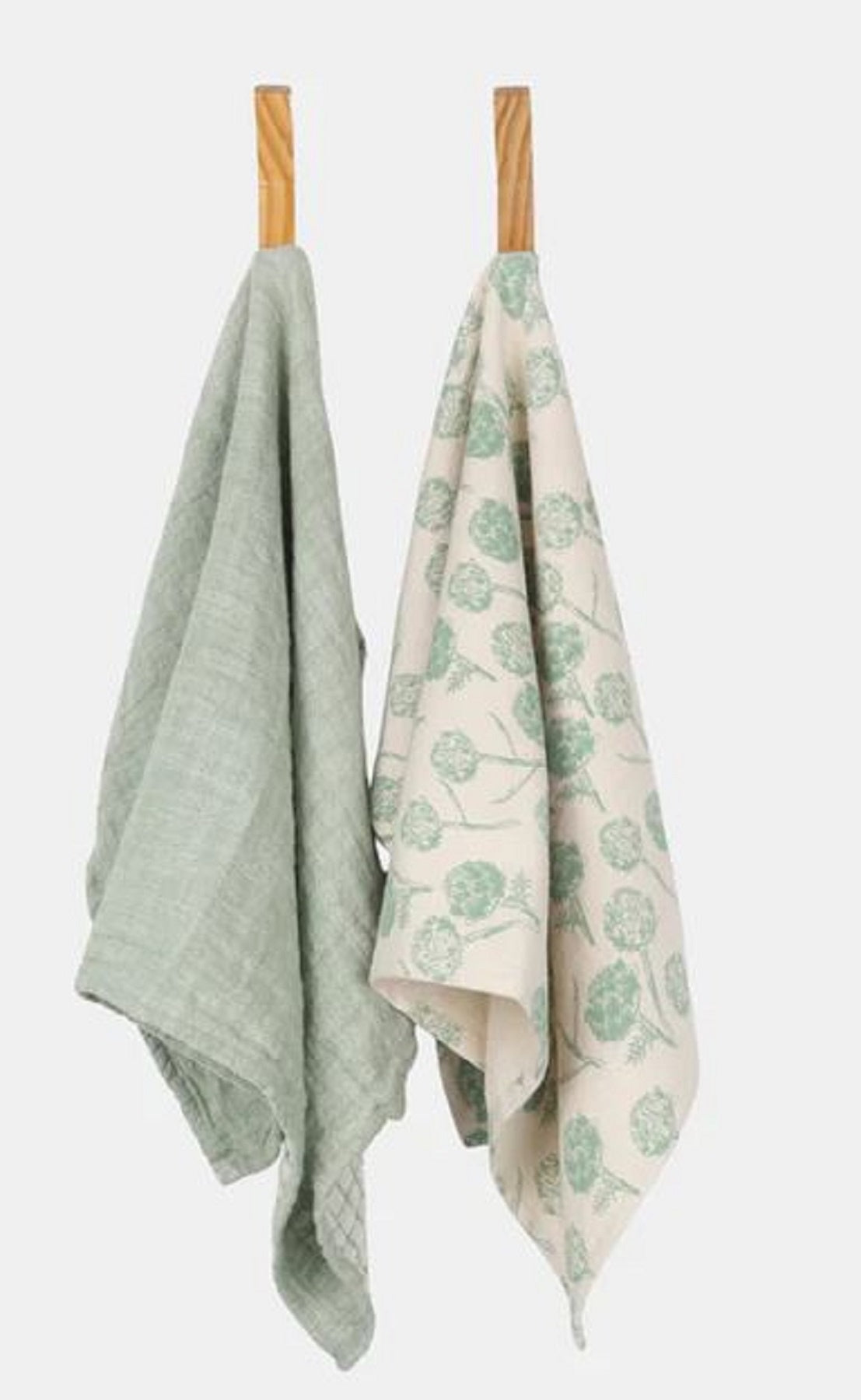 Everyday Tea Towel set of two Aqua Storm