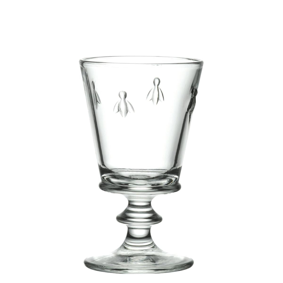 Bee wine glass