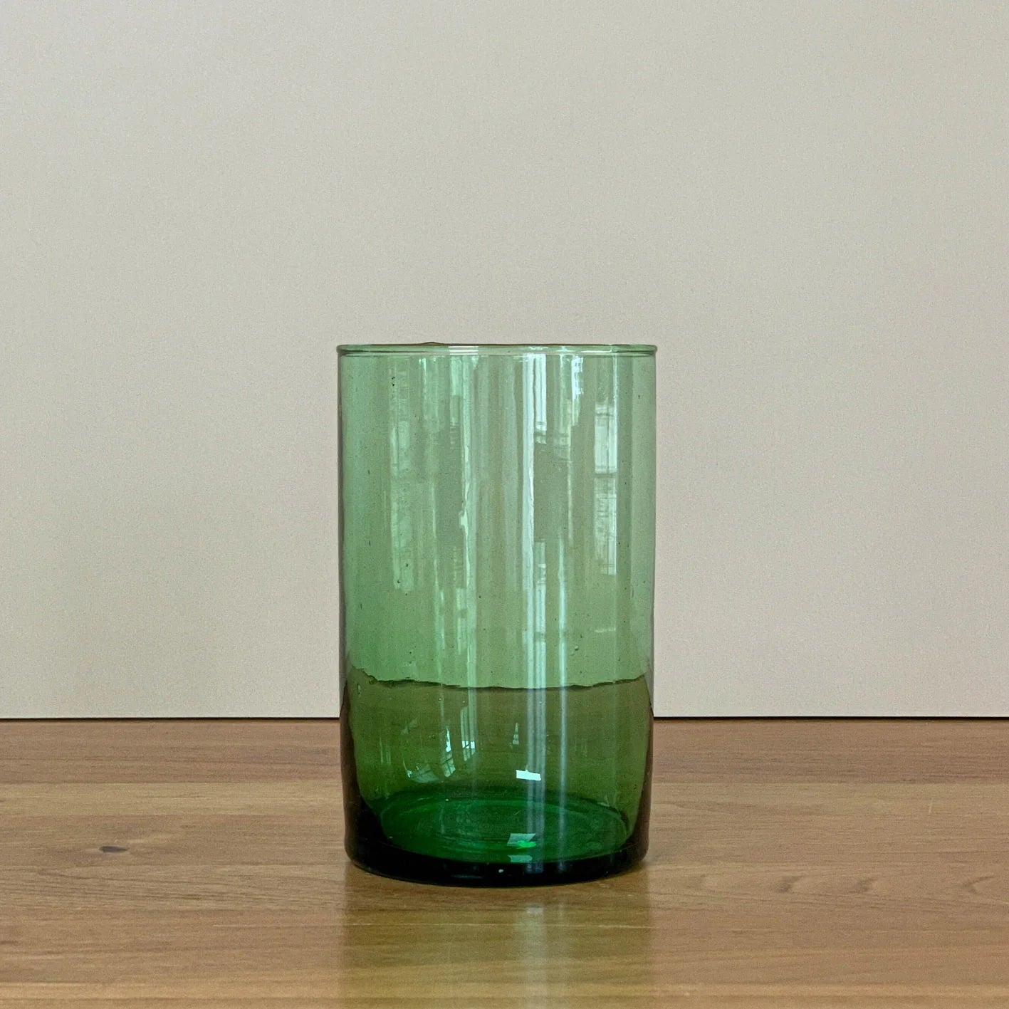 Beldi Wide Straight Green Glass