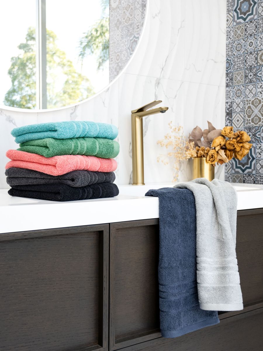 Bamboo Hand Towel Navy