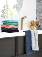 Bamboo Hand Towel Navy