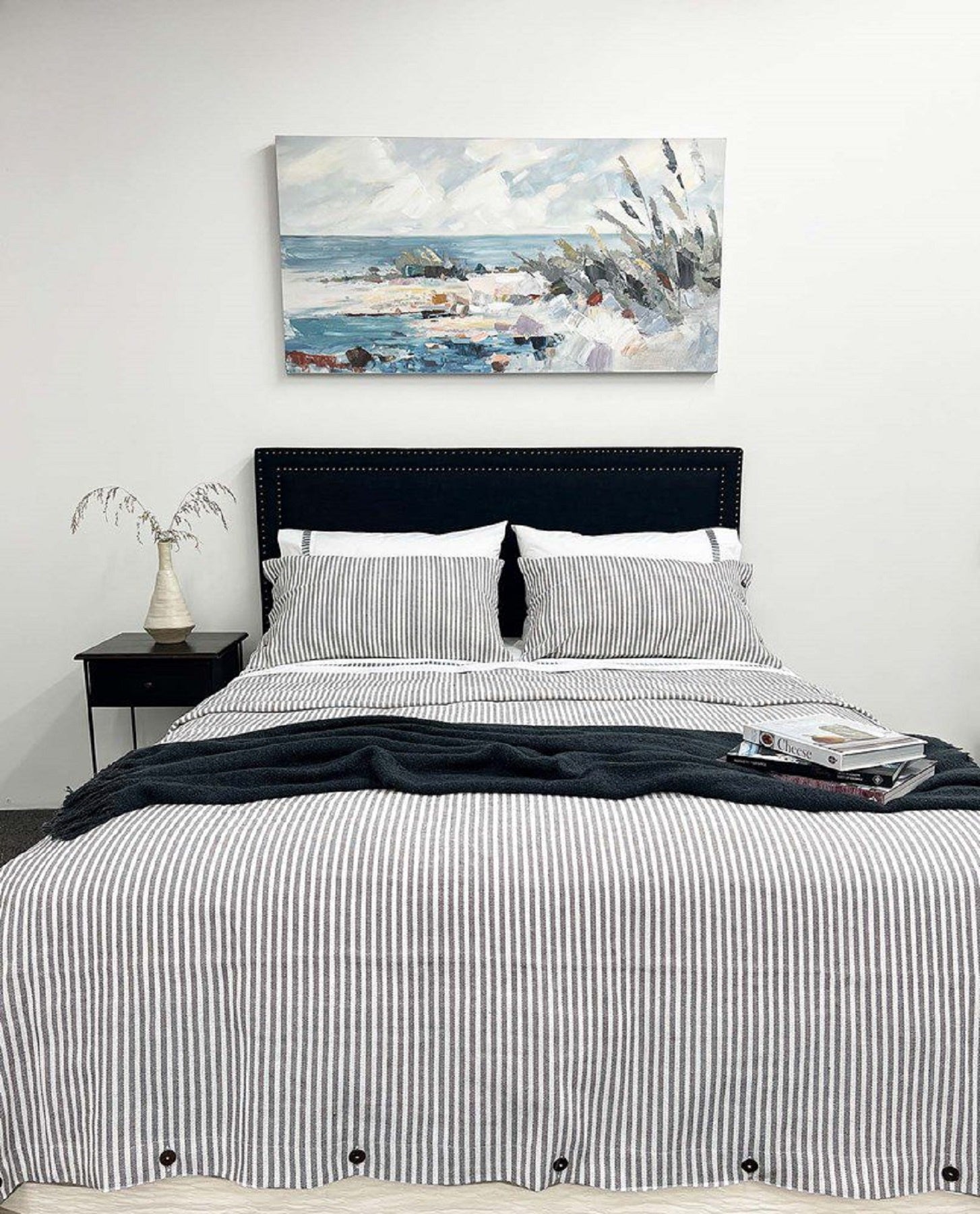 Duvet Cover Grey Super King Brayden